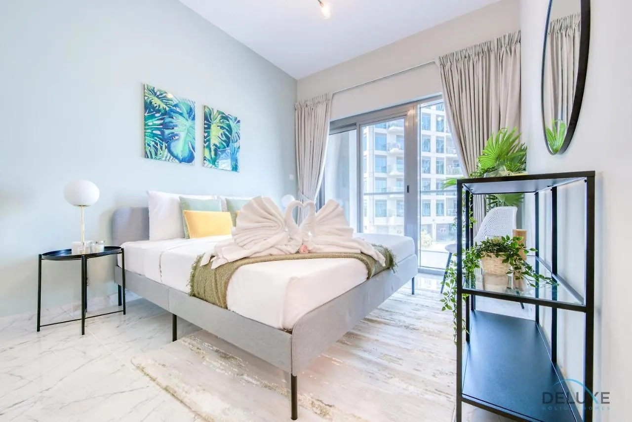 아파트 Snug 1Br At Mag 520 Dubai South By Deluxe Holiday Homes 아랍에미리트